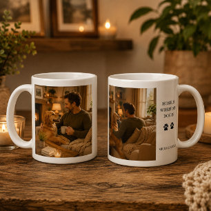 Erstellen Sie Ihr eigenes Zuhause ist dort, wo mei Kaffeetasse