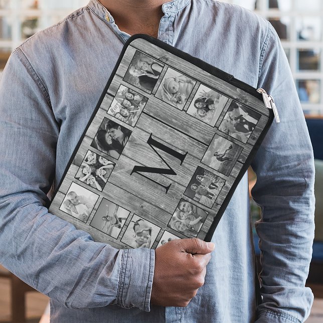 Erstellen Sie Ihr individuelles Foto Collage Rusti Laptopschutzhülle (Von Creator hochgeladen)