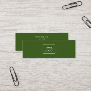 Erstellen Sie Ihr individuelles Logo-Ohrring Mini Visitenkarte