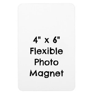 Erstellen Sie Ihr personalisiertes 4" x 6" flexibl Magnet