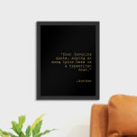 Erstellen Sie Ihr Personalisiertes individuelles A Poster<br><div class="desc">Erstellen Sie Ihr eigenes individuelles Anführungsposter. Fügen Sie Ihren personalisierten Text in einen klassischen Schriftart für Schreibmaschinen ein.</div>