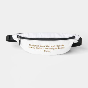 Erstellen Sie Ihr persönliches 14,5" x 6" Bauchtasche