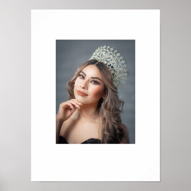 Erstellen Sie Ihr Portrait 16" x 12", Werteposter Poster (Vorne)