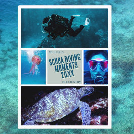 Erstellen Sie Ihr Scuba Diving Scubadiving Foto Po Postkarte