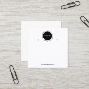 Erstellen Sie Ihre benutzerdefinierte Logo-Werbeka Quadratische Visitenkarte