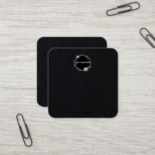 Erstellen Sie Ihre benutzerdefinierte Logo-Werbeka Quadratische Visitenkarte