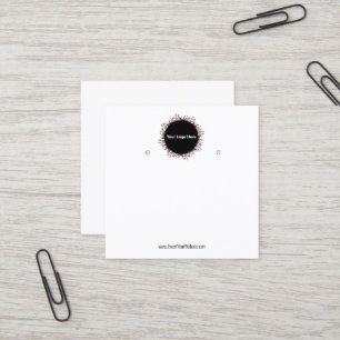 Erstellen Sie Ihre benutzerdefinierte Logo-Werbeka Quadratische Visitenkarte