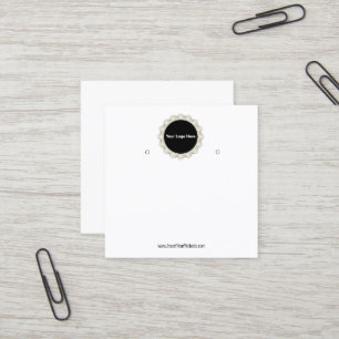 Erstellen Sie Ihre benutzerdefinierte Logo-Werbeka Quadratische Visitenkarte