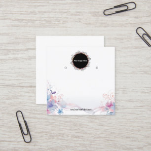 Erstellen Sie Ihre benutzerdefinierte Logo-Werbeka Quadratische Visitenkarte