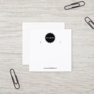 Erstellen Sie Ihre benutzerdefinierte Logo-Werbeka Quadratische Visitenkarte