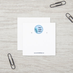 Erstellen Sie Ihre benutzerdefinierte Logo-Werbeka Quadratische Visitenkarte