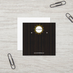 Erstellen Sie Ihre benutzerdefinierte Logo-Werbeka Quadratische Visitenkarte