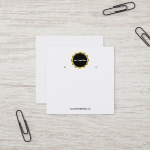 Erstellen Sie Ihre benutzerdefinierte Logo-Werbeka Quadratische Visitenkarte