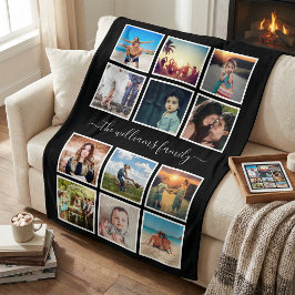 Erstellen Sie Ihre benutzerdefinierten Foto Collag Fleecedecke