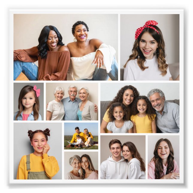 Erstellen Sie Ihre eigene 10 Collage Foto Erweiter (Vorne)