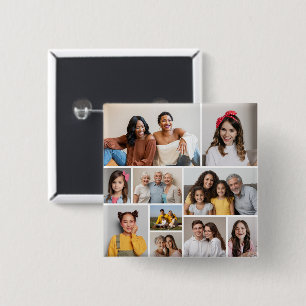 Erstellen Sie Ihre eigene 10-Foto-Collage Button