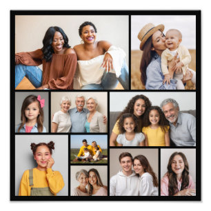 Erstellen Sie Ihre eigene 10-Foto-Collage-Fotoverg Fotodruck