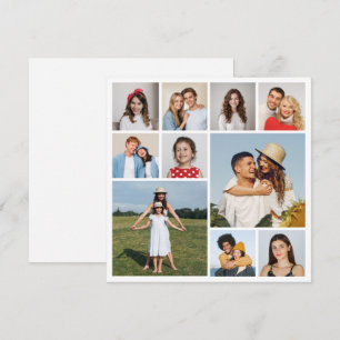 Erstellen Sie Ihre eigene 10 Foto Collage Grußkart