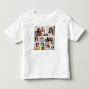 Erstellen Sie Ihre eigene 10-Foto-Collage Kleinkind T-shirt