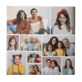 Erstellen Sie Ihre eigene 10-FotoCollage Fliese