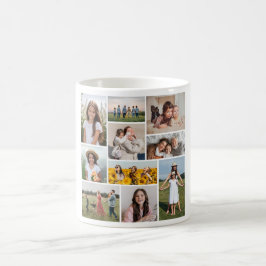 Erstellen Sie Ihre eigene 10-FotoCollage Kaffeetasse