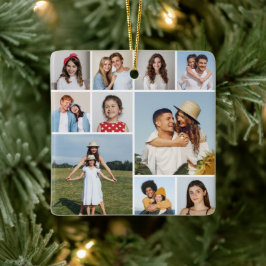 Erstellen Sie Ihre eigene 10-FotoCollage Keramikornament