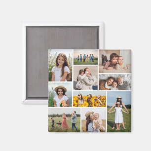 Erstellen Sie Ihre eigene 10-FotoCollage Magnet