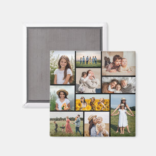 Erstellen Sie Ihre eigene 10-FotoCollage Magnet