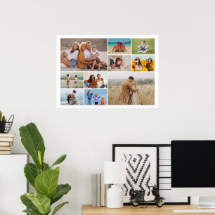 Erstellen Sie Ihre eigene 10-FotoCollage Poster