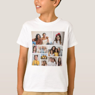 Erstellen Sie Ihre eigene 10-FotoCollage T-Shirt