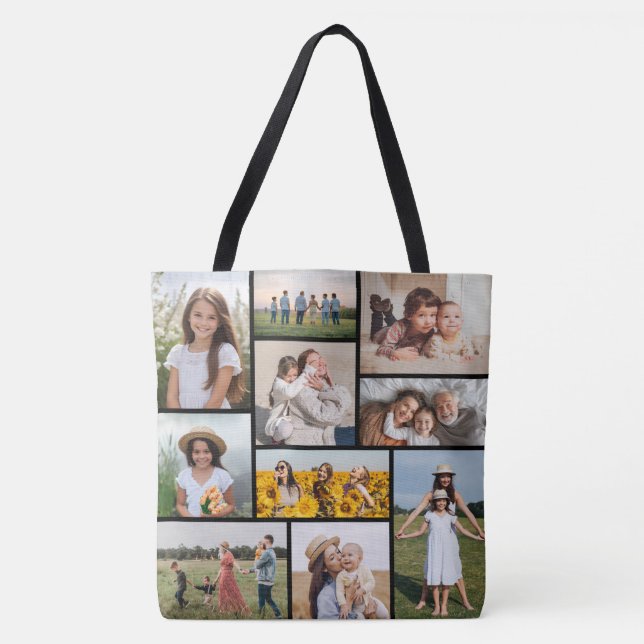 Erstellen Sie Ihre eigene 10-FotoCollage Tasche (Vorderseite)