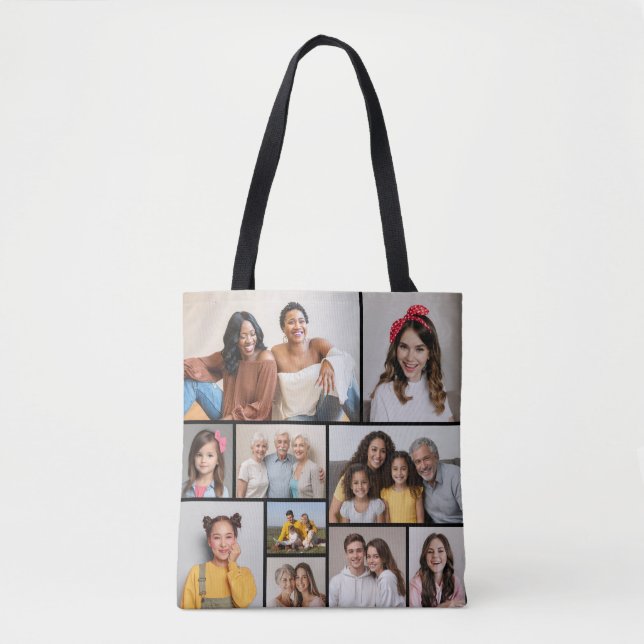 Erstellen Sie Ihre eigene 10-FotoCollage Tasche (Vorderseite)