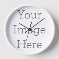 Erstellen Sie Ihre eigene 10" Gerahmte Wand-Uhr Uhr