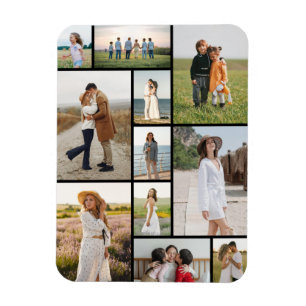 Erstellen Sie Ihre eigene 11 FotoCollage Magnet