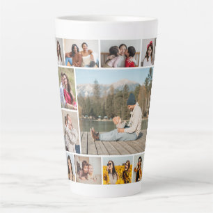 Erstellen Sie Ihre eigene 11 FotoCollage Milchtasse