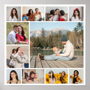 Erstellen Sie Ihre eigene 11 FotoCollage Poster
