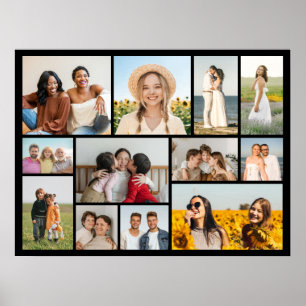 Erstellen Sie Ihre eigene 12-Foto-Collage Poster
