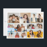 Erstellen Sie Ihre eigene 12 FotoCollage Mitteilungskarte<br><div class="desc">Erstellen Sie Ihre eigene 12 Fotomaterial für Weihnachten, Geburtstage, Hochzeiten, Nebenbücher, Abschlüsse, Vatertag, Muttertag oder andere Besondere Anlässe mit unserem benutzerfreundlichen Design-Tool. Fügen Sie Ihre Lieblings-Fotos von Freunden, Familie, Ferien, Hobbys und Haustieren hinzu und Sie haben eine atemberaubende, einmalige Foto-Collage. Unsere kundenspezifische Collage aus Foto eignet sich hervorragend für die...</div>