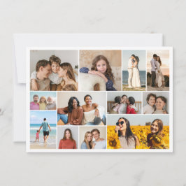 Erstellen Sie Ihre eigene 12 FotoCollage Mitteilungskarte