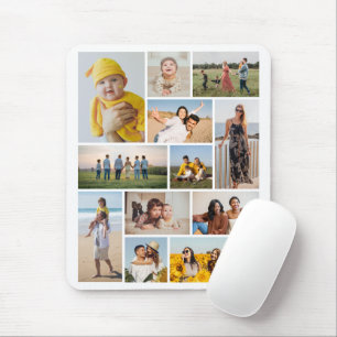 Erstellen Sie Ihre eigene 12 FotoCollage Mousepad