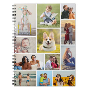 Erstellen Sie Ihre eigene 12 FotoCollage Notizblock