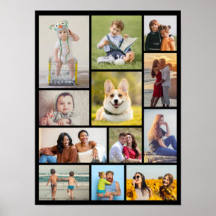 Erstellen Sie Ihre eigene 12 FotoCollage Poster