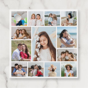 Erstellen Sie Ihre eigene 13 FotoCollage Geschenkanhänger