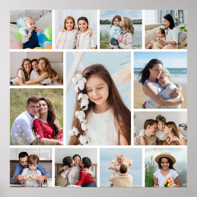 Erstellen Sie Ihre eigene 13 FotoCollage Poster (Vorne)