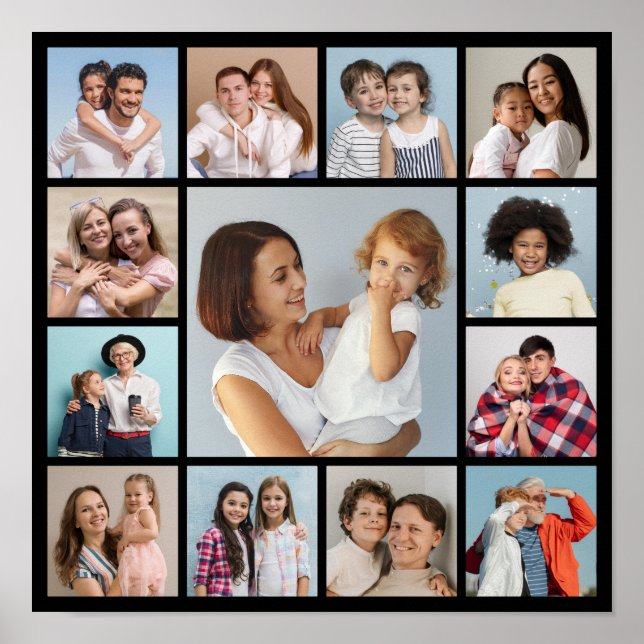 Erstellen Sie Ihre eigene 13 FotoCollage Poster (Vorne)