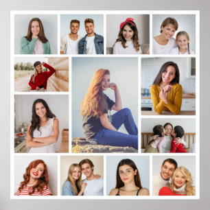 Erstellen Sie Ihre eigene 13 FotoCollage Poster