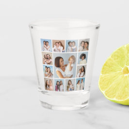 Erstellen Sie Ihre eigene 13 FotoCollage Schnapsglas