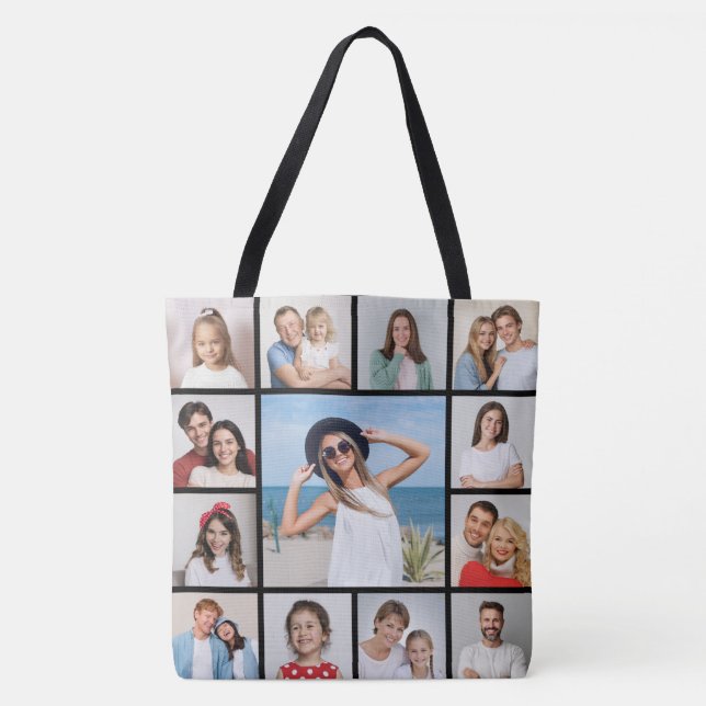Erstellen Sie Ihre eigene 13 FotoCollage Tasche (Vorderseite)