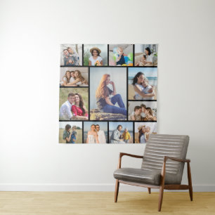 Erstellen Sie Ihre eigene 13 FotoCollage Wandteppich
