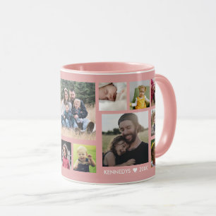Erstellen Sie Ihre eigene 15-Familie Foto Collage  Tasse
